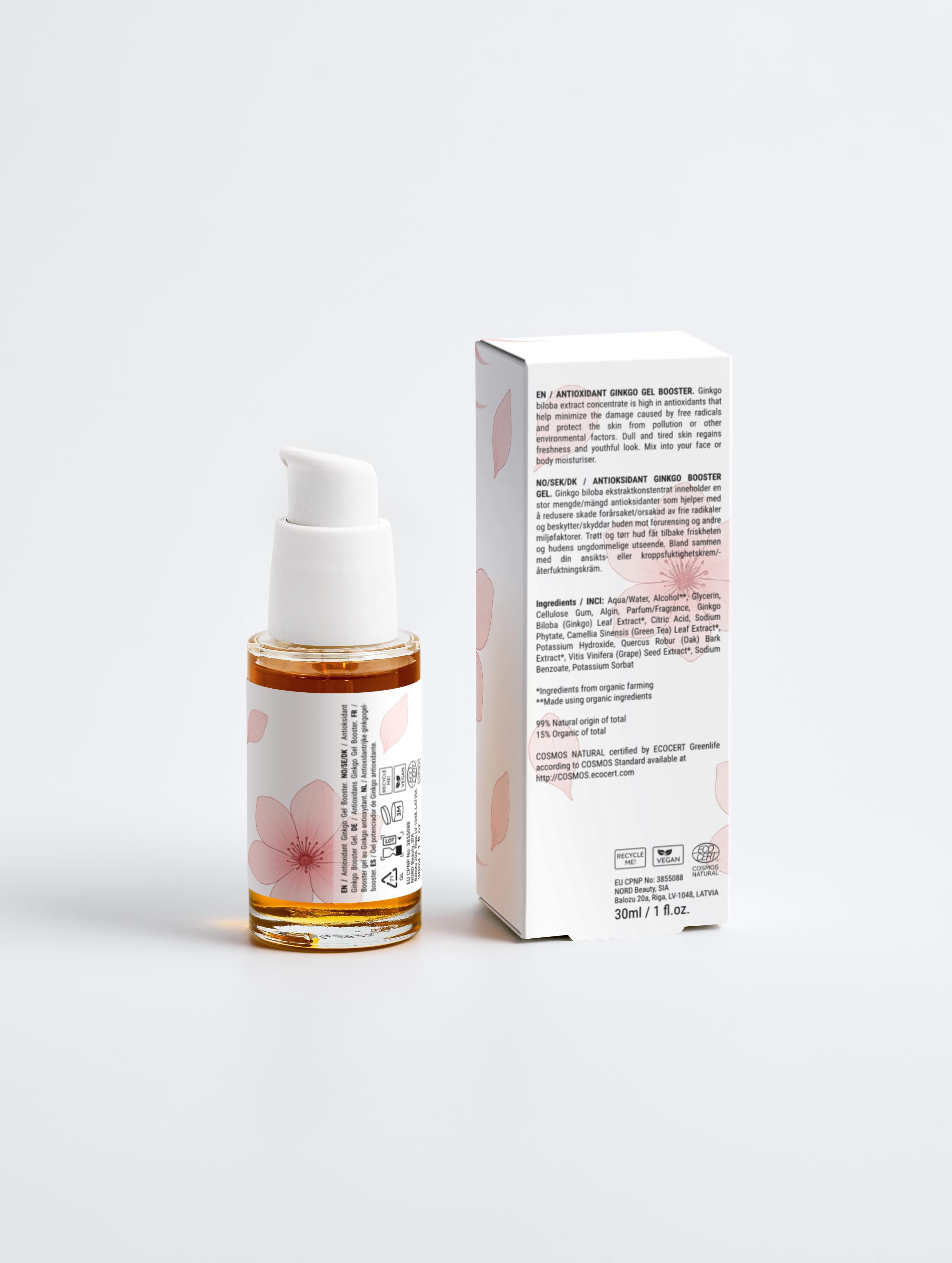 Gel Booster au ginkgo antioxydant